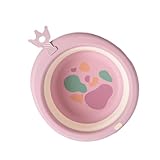 BELLIFFY Bañera Plegable para Niña de Silicona y PP Lavabo Infantil Portátil con Diseño de Dibujos Animados Ligero y Seguro para Lavado de Cara y Pies de Recién Nacidos Práctico para