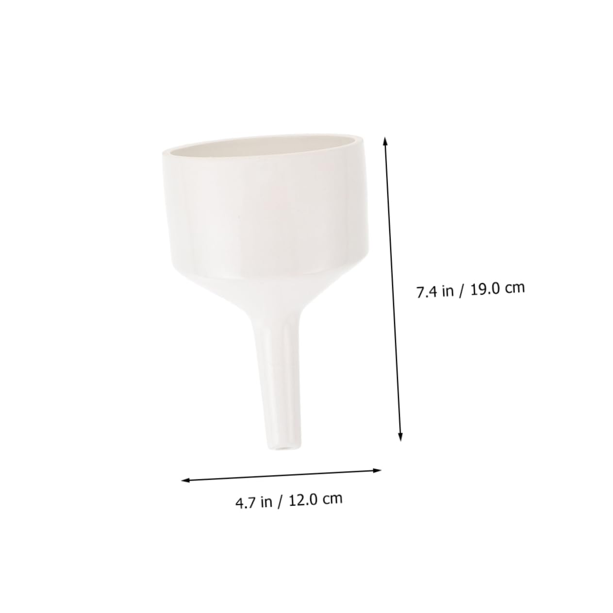 ULTECHNOVO Entonnoir de Filtration Büchner en Céramique Blanche, Surface Lisse, Résistant aux Acides Alcalis, pour Laboratoire Cuisine