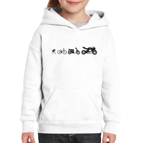 Sweat à Capuche Enfant Moto l'Evolution Premium Confortable - 3