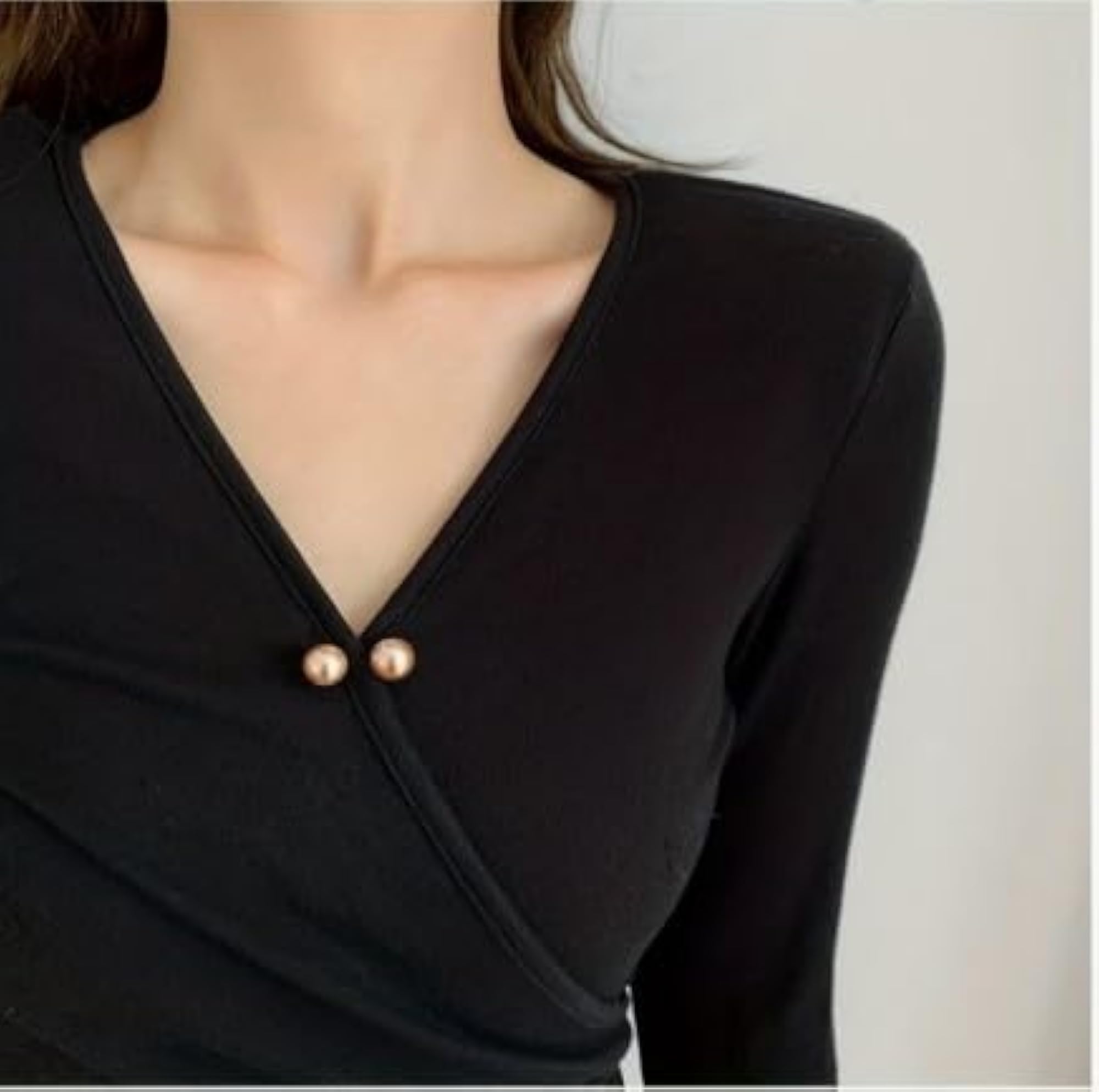 Pearl Brooch for Clothing, Non-Slip Safety Pin Accessory
