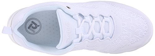 Propét Women's Travelactiv Sneakers Casual Lace-Up Shoes, White, 7.5 Narrow #TOP4