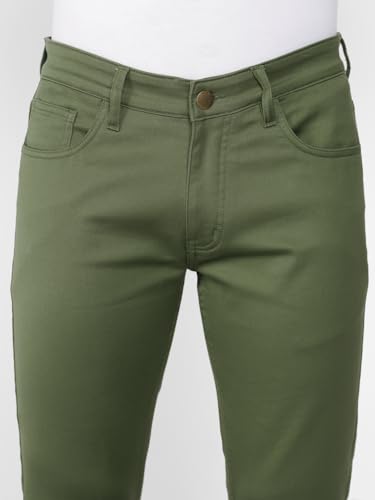 Image of Allen Cooper Slim Fit Strechable Denim Jeans for Men