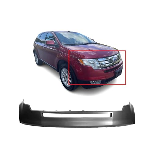 Image of FitParts Compatible with Ford Edge 2007-2010 Front Upper Bumper Cover | Primed, All Models, Ready to Paint, OEM 7T4317F003AA, FO1014106