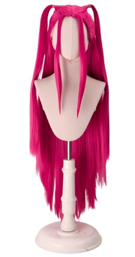 Costume Rumi Wig Rumi Cosplay Demon Wig Anime Zoey Mira Hunters Wigs Long Straight Hair Accessory for Women (Pink, Long, Straight)2