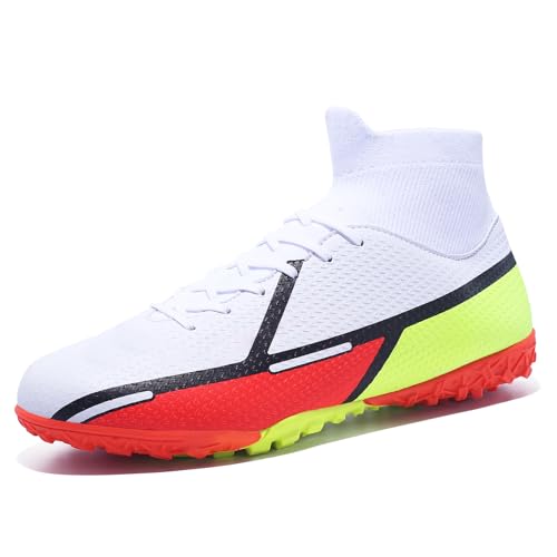 Soccer Cleats Indoor Soccer Shoes Mens Womens Anti Slip High Top Outdoor Grass Turf Football Cleats