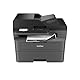 Brother MFC-L2860DW 4-in-1-Multifunktions-Laserdrucker, 34 ppm, Duplexdruck, 6,8 cm Touchscreen-Farbdisplay, Fast Ethernet, WLAN mit 5 GHz und USB 2.0