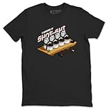 11 Neapolitan Design Printed Shoe-Shi Sneaker Matching T-Shirt (Black/S)