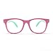 JUSLINK Blue Light Glasses for Kids, Flexible Computer Blue Light Blocking Glasses for Boys and Girls Age 4-13(Pink-green)