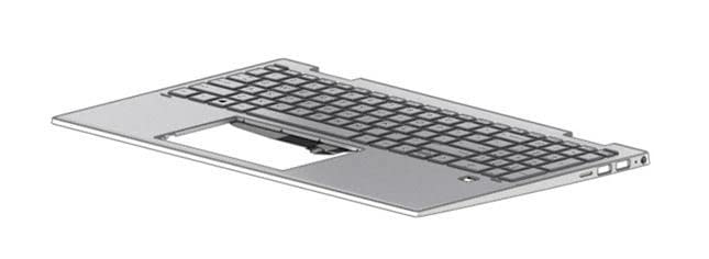HP Top Cover W KB BL NSV FR réparez un clavier usé ou bloqué avec la pièce officielle W126181499