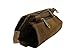 Purse for Women, Crossbody Bag, Clip-on Loop Hanging Wallet, Hip Waist Pouch in Canvas and Leather Fur Fringe (J51LB with Back Pocket, Browns J15lb)