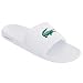 Lacoste Men's Fraiser BRD1 Platform Sandal, White/Green, 9 M US