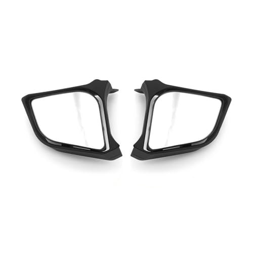 Espejo retrovisor XMAX 300 con lente blanca convexa que amplía el campo visual y reduce vibración 5