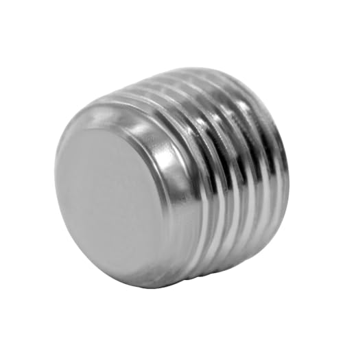 Conector de rosca hexagonal Joyway NPT 1/8 de acero inoxidable para tuberías pack de 5 unidades 4