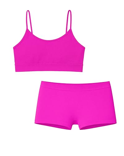 TOP E CULOTTE BAMBINA : i top ragazza e pantaloncini corti bambina Risalti disponibili in due taglie dai 5 ai 12 anni sono realizzati con microfibra elasticizzata di alta qualità, offrendo il massimo comfort e libertà di movimento per le attività quotidiane delle nostre piccole. Il set bambina è ottimo come intimo da tutti i giorni ma anche come completo ginnastica artistica bambina e abbigliamento danza moderna.