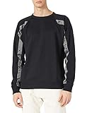 Estándar G-STAR RAW Raglan Taping Sudadera, Negro (Dk Black A613-6484), S para Hombre