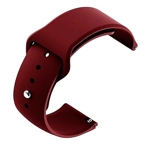 Image of YODI New Edition Soft Silicone Classic Strap Band For Redmi Watch 5 Lite Only [ Not for Any Other Models] (Winred)
