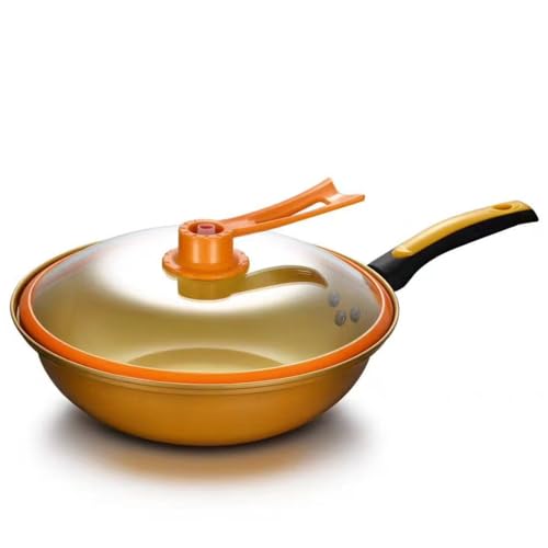 Wok Tradicional Chino con Fondo Plano y Mango Desmontable miniatura 6