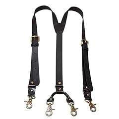 Black Suspenders for Men