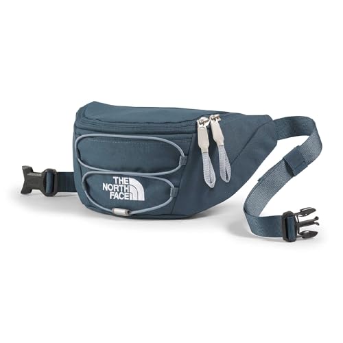 THE NORTH FACE Jester Lumbar Pack - Fanny Pack with Water Repellent Finish, 2.2 Liters, Crossbody Adjustable Strap, Granite Grey/Frost Grey, One Size