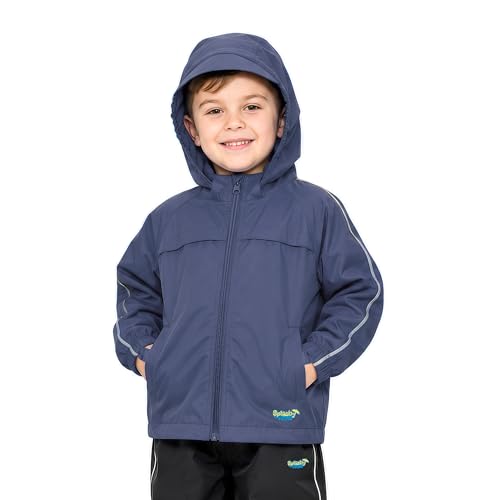 Image of Splashy Vented Waterproof Rain Jacket for Kids