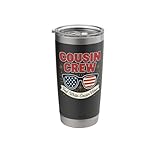Cousin Crew 4th of July – Red White Vibes Matching Tee Stainless Steel Insulated Tumbler