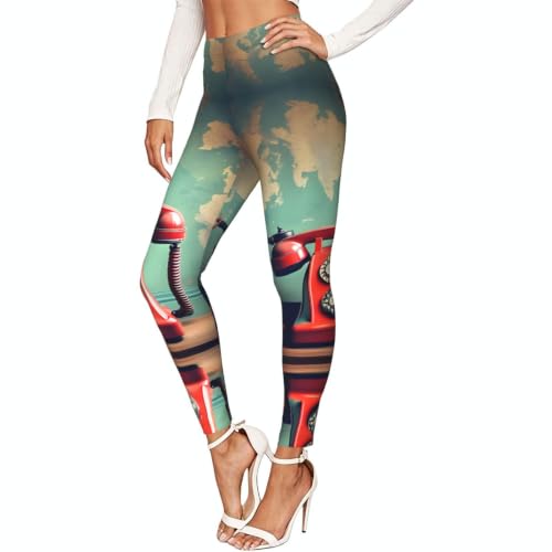 Leggings de compresión estilo retro Reino Unido para yoga pilates y paseos por la ciudad