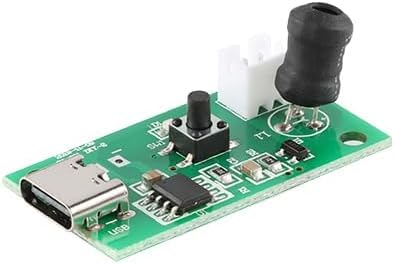 Image of DC 5V USB Humidifier Spray Module Kit 108KHz Mist Maker with Driver Board C Type Atomizing Head for DIY Air Diffuser Pack of 3 Micron Aperture High Frequency Oscillator