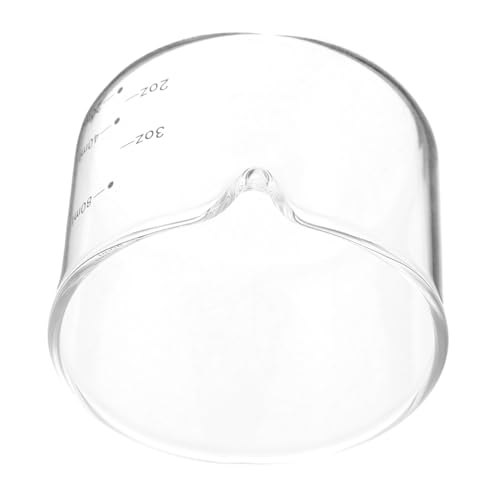 Toyvian Verre Doseur Espresso Verre sans Poignée Pichet Multifonction pour Mesurer et Café Design Élégant et Compact pour Cuisine et Bar