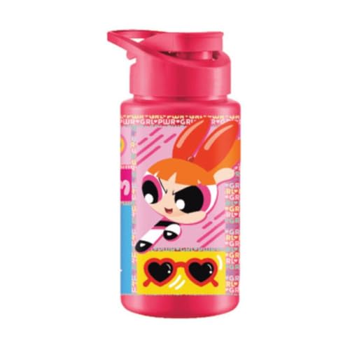 Garrafa Squeeze Meninas Super Poderosas 500 ML BPA FREE (FLORZINHA)