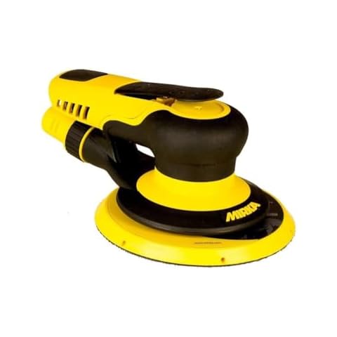 Mirka PROS Pneumatic Random Orbital Sander / 6 inch / 5mm orbit/Dust-free Sanding/MRP-650NV Cover