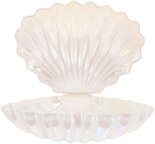 BESPORTBLE Muschel Schmuckschatulle - Elegante Aufbewahrungsbox Für Ringe & Ohrringe Im Vintage Look