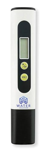TDS Meter | Total Dissolved Solids Meter | Water Quality Tester |Water Testing | Digital Drinking Water Aquarium & Hydroponics | High-Accuracy Water Purity Tester (White)