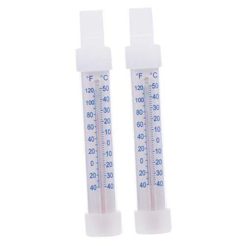 PRETYZOOM 2 Piezas Termómetro Colgante para Frigorífico con Sensor de Alta Precisión Indicador Digital Fácil de Leer Monitor de Temperatura para Congeladores y Cocinas Domésticas y