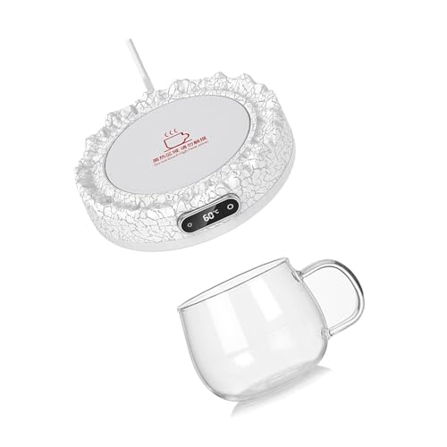 Electric Beverage Heater with 4 Heating Levels Heating Plate Suitable for Water Milk Beverage Modern Kitchen Drink Warmer