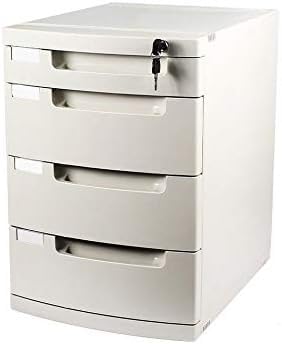 Cassettiera multistrato, cartella con serratura ed etichetta vuota, informazioni, gestione della classificazione e archiviazione(Large 4-Layers)