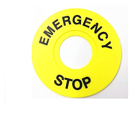 Bouton d'arrêt d'ouverture 22 mm GUMMMY à double sécurité avec anneau 60 mm
