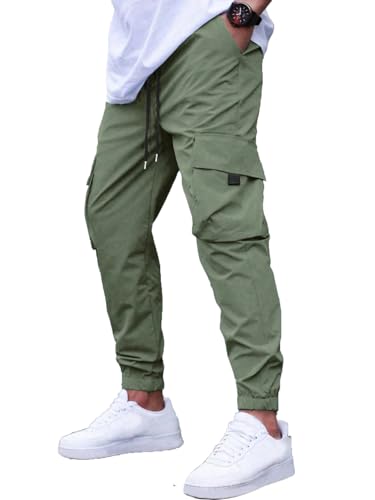 Image of TAGDO Solid Cargo Pant for Men||Joggers Pant||Regular Pant||Gym Pant (5157)