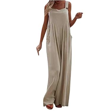 AMAZON - MFNDVD Summer Rompers for Women 2023 Trendy Jumpers for Women Casual Plus Size Wide Leg Pants Flowy Rompers for Women Summer Dressy Lightweight Overalls for Women