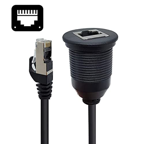 Cable Ethernet CAT6 RJ45 macho a hembra 1m impermeable miniatura 7