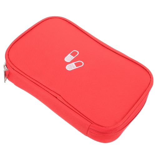 POPETPOP Bolsa de Medicina Portátil Grande para Primeros Auxilios Maletín de Enfermería Resistente Bolsa de Viaje y Hogar con Diseño de Asa Cremallera Completa y Gran Capacidad para
