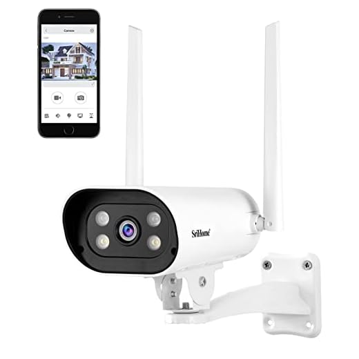 Cámara de Seguridad Exteriores 5MP Camara Bala de Vigilancia WiFi Inalambrica, Impermeable IP66, Visión Nocturna A Color, Audio Bidireccional, Detección de Movimiento, Alarma Instantánea, Monitoreo Casa Inteligente Control Remoto en Android/iOS, Admite Tarjeta SD de 128GB