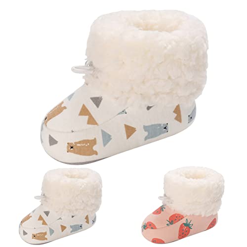 sfdgfhyf Toddler Outdoor Boots Winter Children Baby Boots For Boys And Girls High Top Cotton Wool Warm Comfortable Cute3