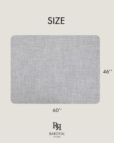 Image of BARoyal Office Chair Mat for Hardwood Floor Under Desk Computer Rolling Chair Mat for Wood /Tile Floor Non-Slip Heavy Duty Desk Rug PVC Plastic Hard Floor Protector 46 inchx 60 inch (Mist)