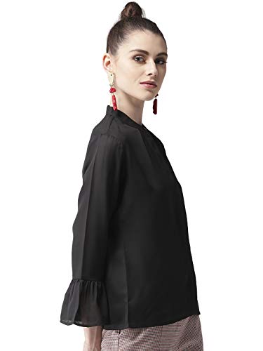 Image of Style Quotient Women Red Regular Fit Solid Casual Shirt-RED