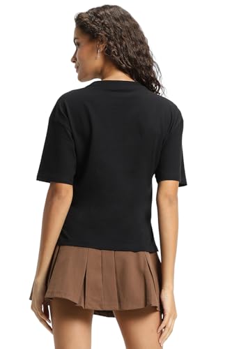 Image of FOREVER 21 Womens Graphic Oversized Oversized Tees