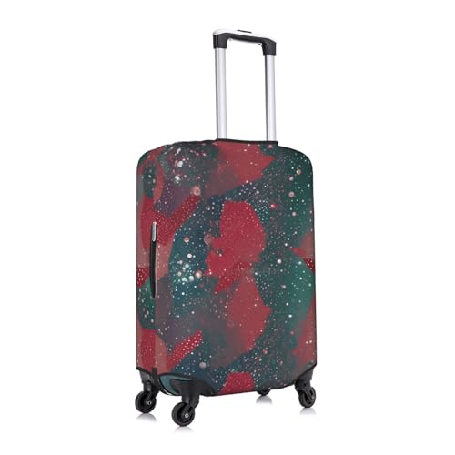 Glitter Pattern Print Travel Elastic Suitcase Luggage Baggage Cover Protector, Washable And Anti-Scratch3