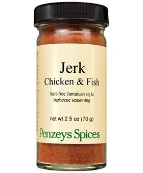 Jerk Chicken and Fish Seasoning By Penzeys Spices 2.5 oz 1/2 cup jar (Pack of 1)