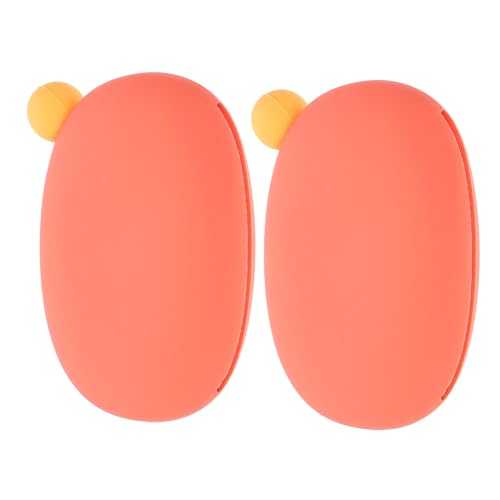 ibasenice 2pcs Silicone Hand Warmer Portable Hand Heater for Home Outdoor Use Compact Design for Warmth Comfortable Touch for