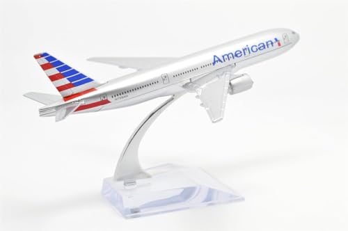 Image of Toys Uncle Diecast Aeroplane Scale Model, (B777 American 16 CM)