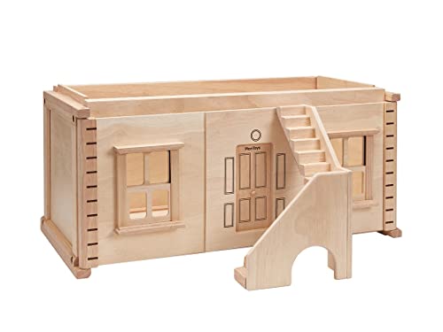 Plan Toys Victorian Dollhouse Accessosry - Basement Floor (7338)| Sustainably Made from Rubberwood and Non-Toxic Paints and Dyes